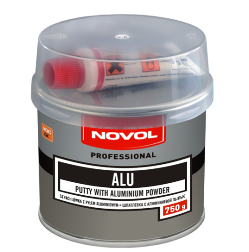 NOVOL SZPACHLA SZPACHLÓWKA ALU PYŁ ALUMINIOWY 750G