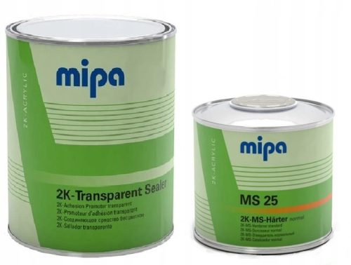 Podkład akrylowy Mipa 2K-Transparent Sealer 1l+ utwardzacz 0,25